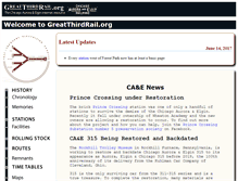 Tablet Screenshot of greatthirdrail.org